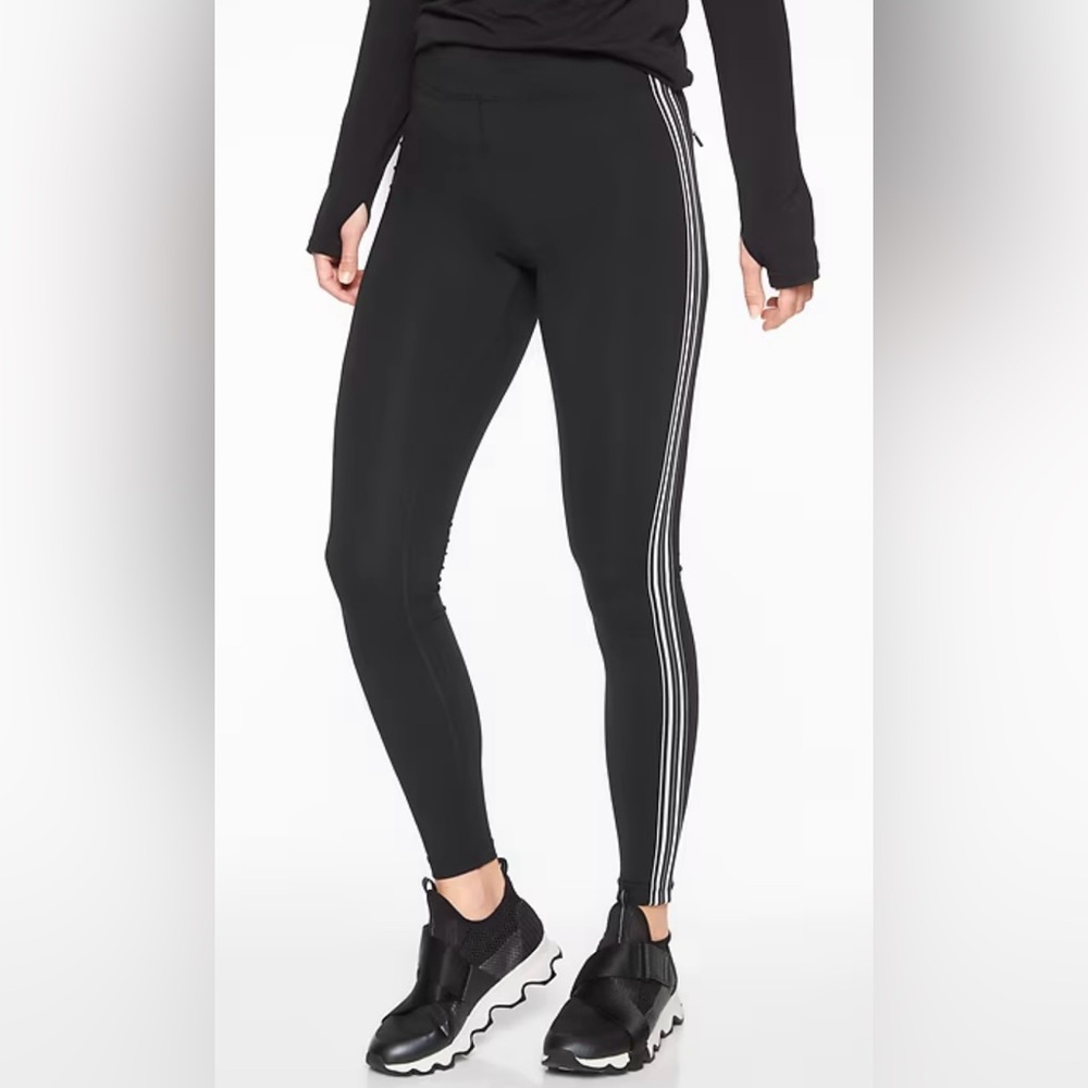 Athleta Track Tux Tights, Size Small Petite - Picture 2 of 16